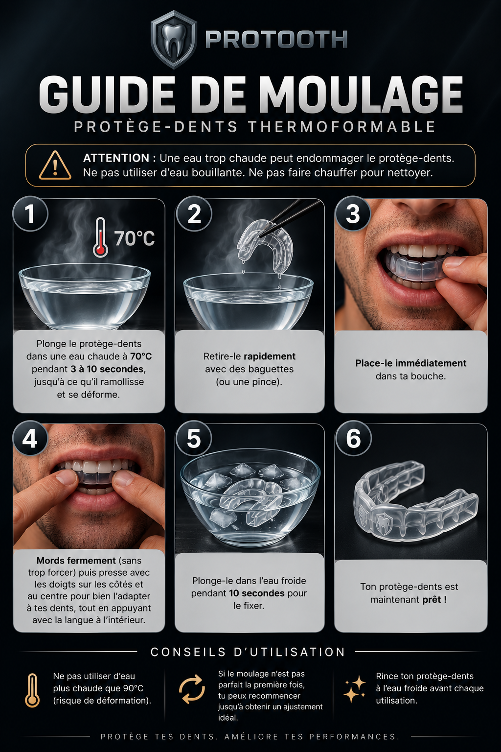 Protège-Dents Thermoformable " Clown"