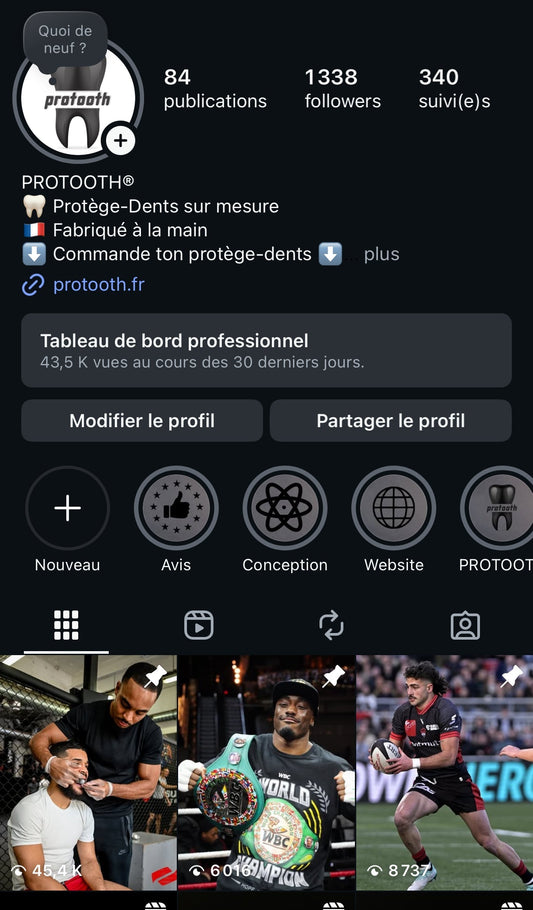 Suivez nos création sur instagram