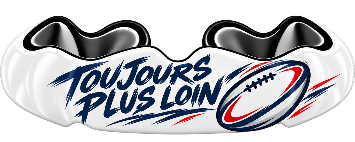 Protège-Dents Thermoformable- Rugby TPL blanc